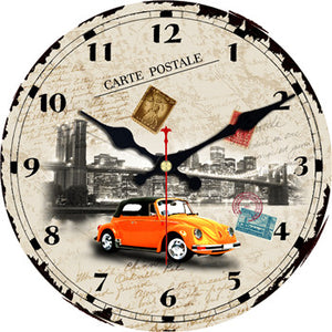 Eiffel and Car Clock