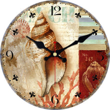 Load image into Gallery viewer, Seashell Clock