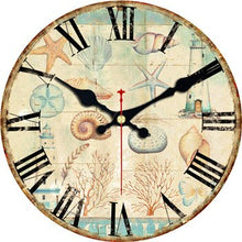 Load image into Gallery viewer, Seashell Clock