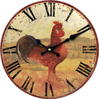 Vintage Rooster Clock