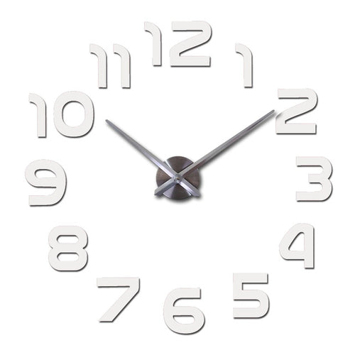 DIY Elegant Clock - White