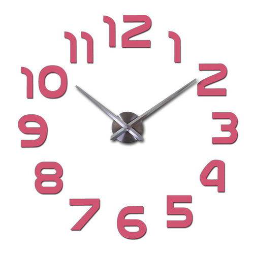 DIY Elegant Clock - Pink