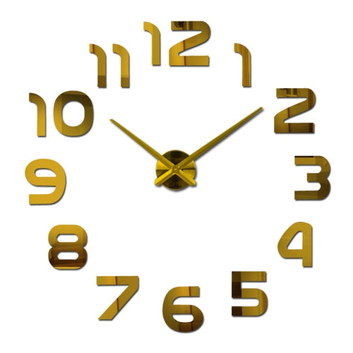 DIY Elegant Clock - Golden