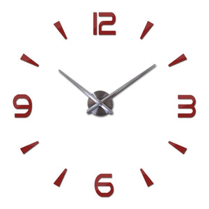 DIY Classy Clock - Red