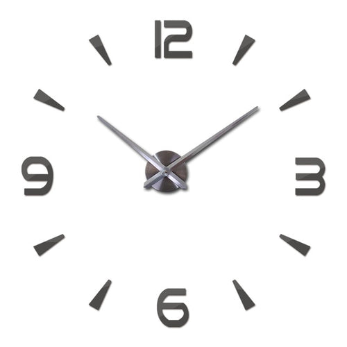 DIY Classy Clock - Dark Gray