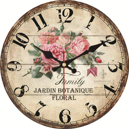 Family Rose Clock